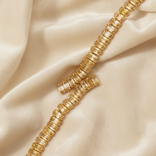 Thin Ribbon Bracelet $_0064 (Golden)