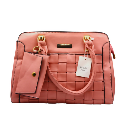 The Artisanal Woven Satchel RP 0090 (Pink)