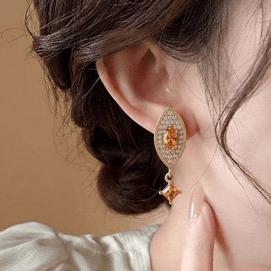 Prism Drop Hoops ¥-0033 (Golden-Pink) - MAWKLUXORA