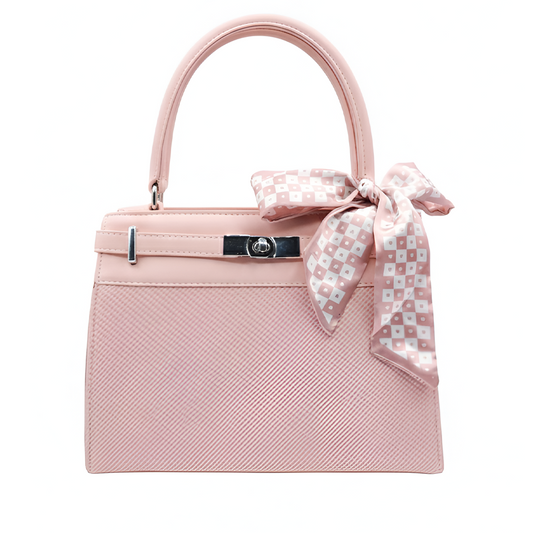The Parisian Silk-Accent Tote RP 0095 (Pink)