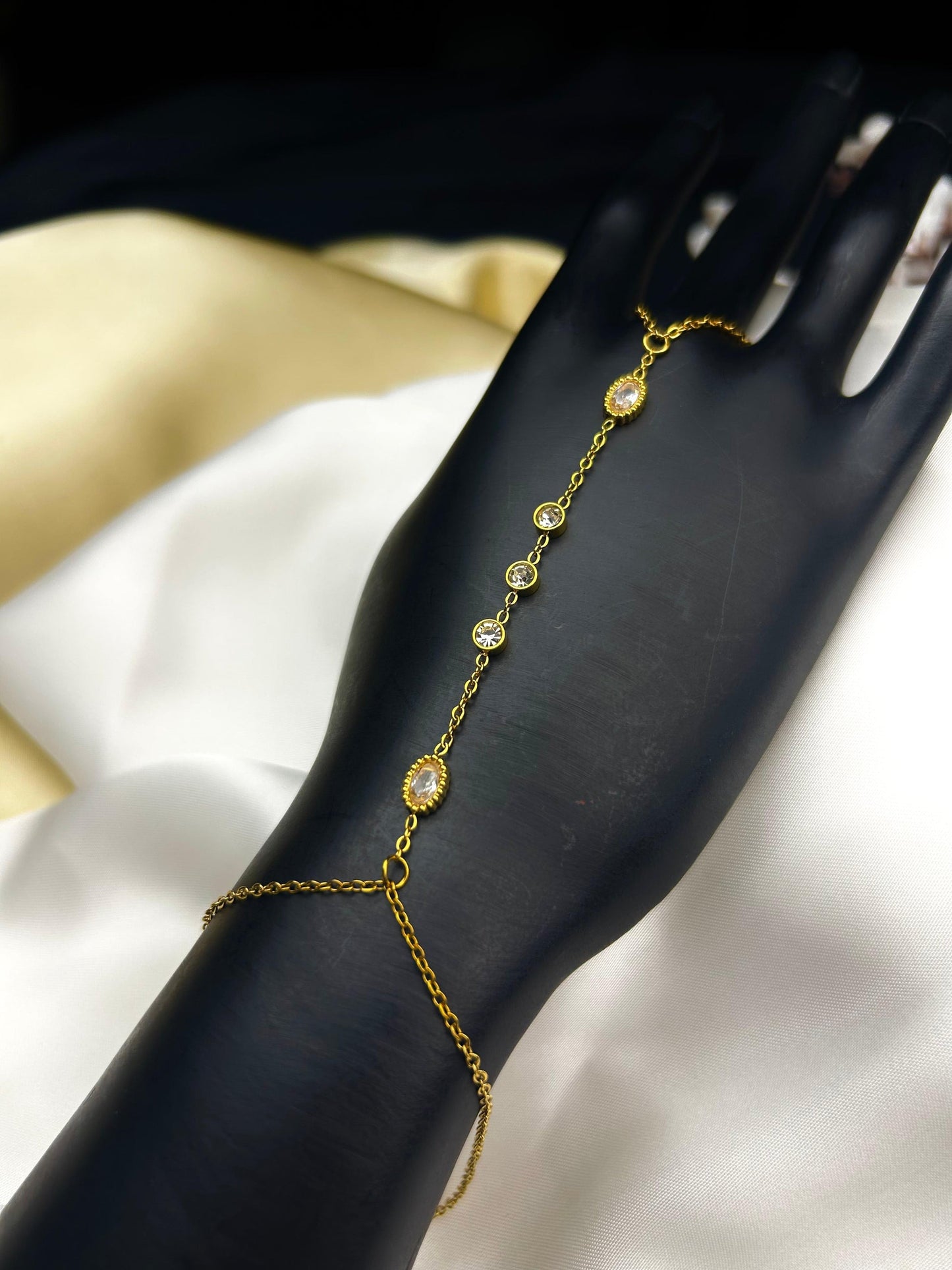 Delicate Hand Chain Finger Bracelet