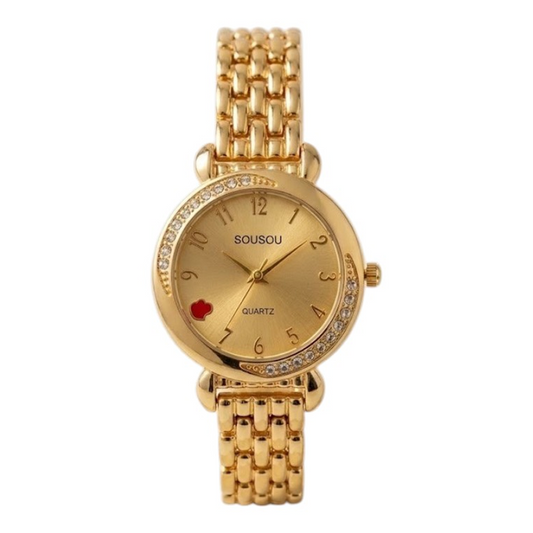 Serene Golden Classic Watch SOU515