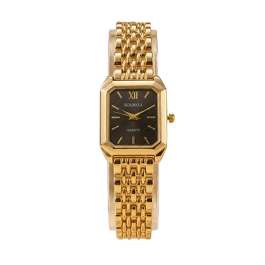 Ladies Golden Tank Designer Watch SOU625