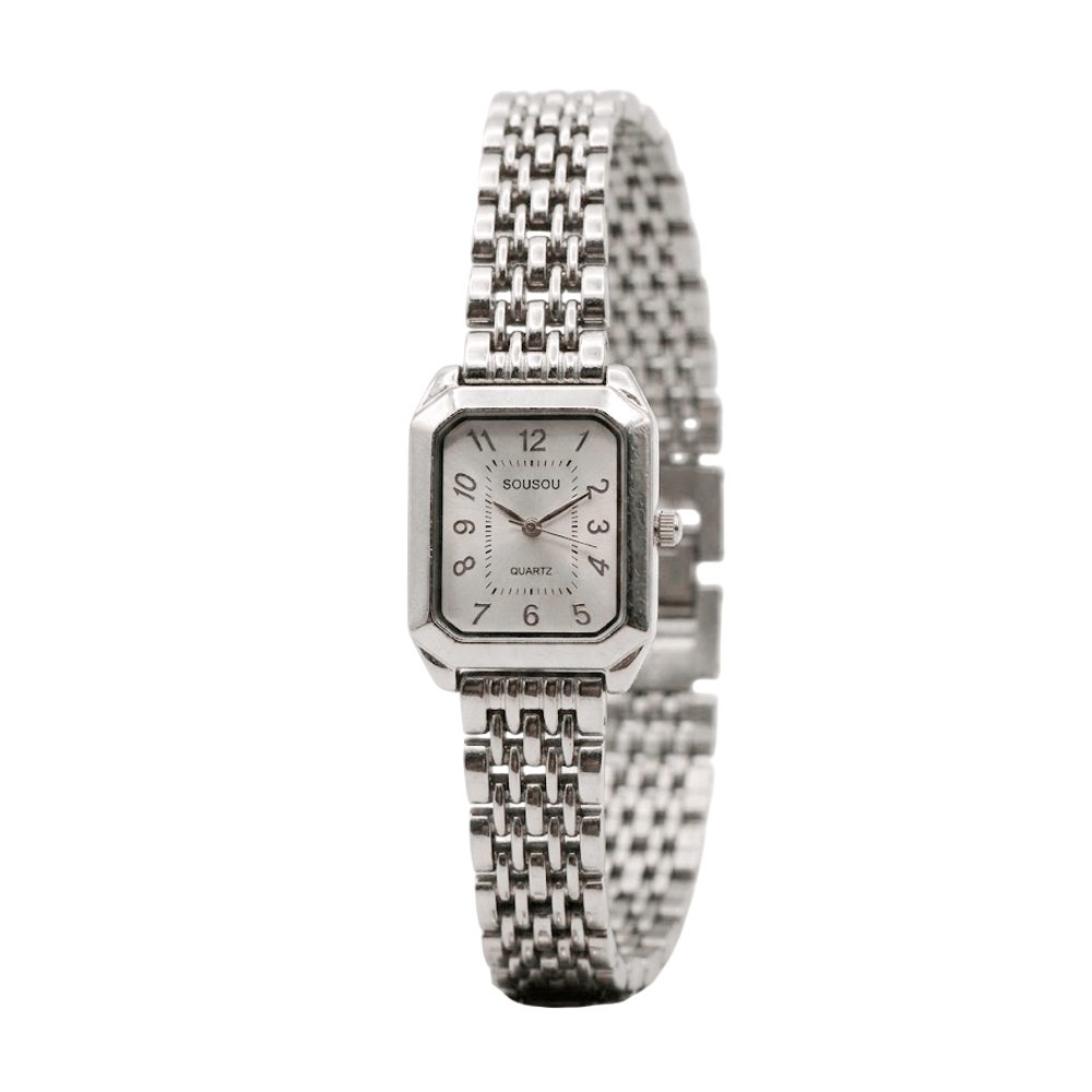 Ladies Silver Tank Designer Watch SOU625 - MAWKLUXORA