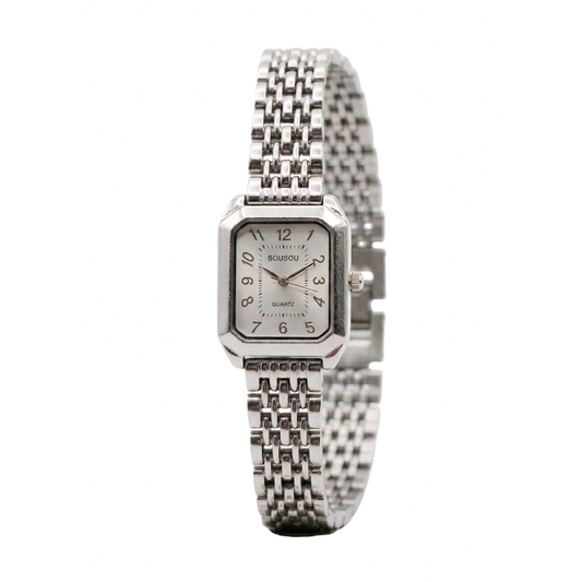 Ladies Silver Tank Designer Watch SOU625