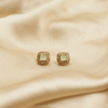 Fancy Sqaure Gemstuds ¥-0027 (Golden-Green) - MAWKLUXORA