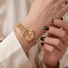 Serene Golden Classic Watch SOU515 - MAWKLUXORA