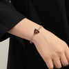 Prism Crystal Bracelet $_0062 (Golden-Red) - MAWKLUXORA