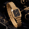 Ladies Golden Tank Designer Watch SOU625 - MAWKLUXORA