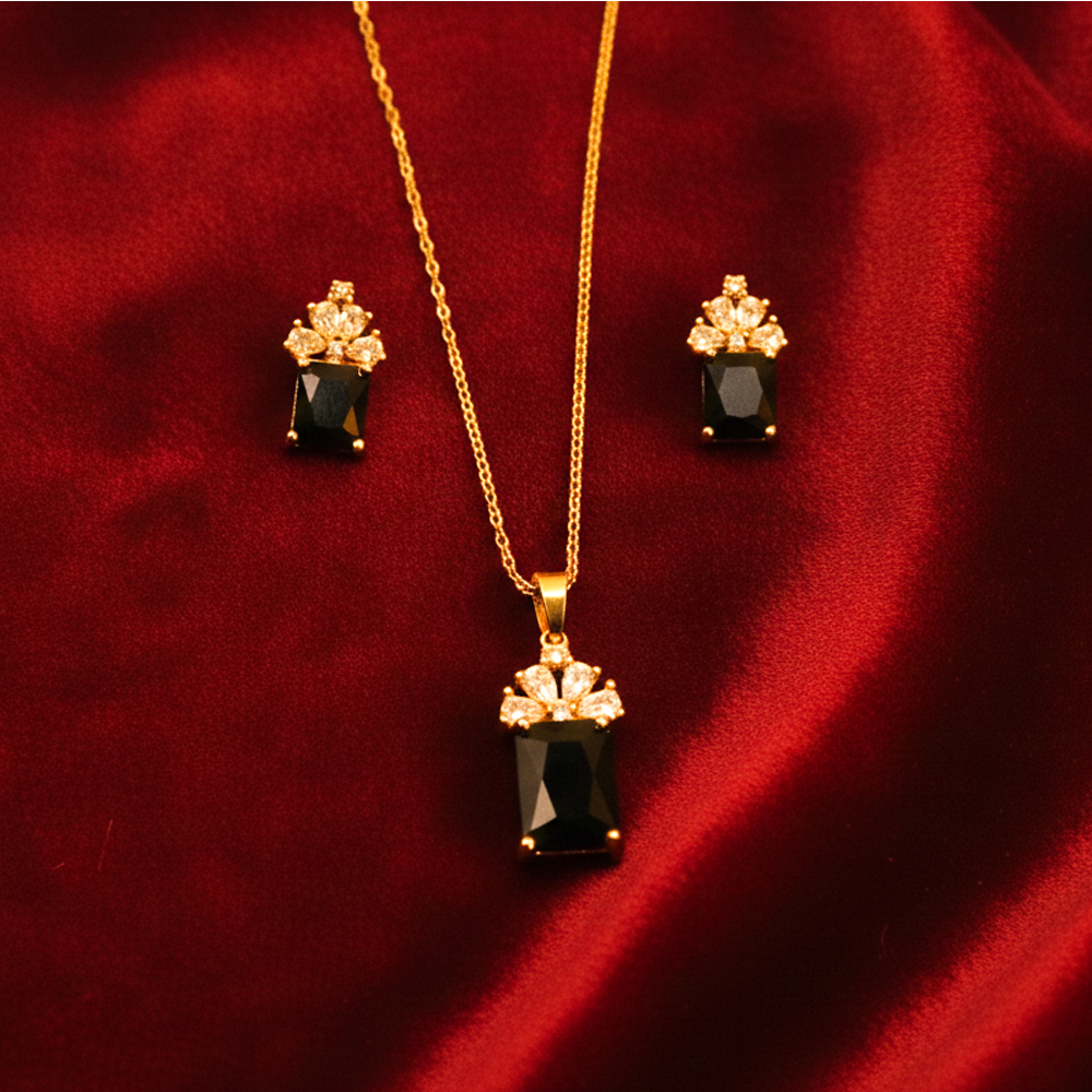 Black Velvet Radiance Set $_0050 (Golden-Black)