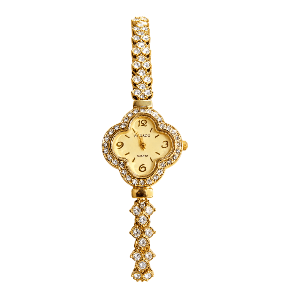Royal Golden Clover Jewelry Watch SOU511 - MAWKLUXORA