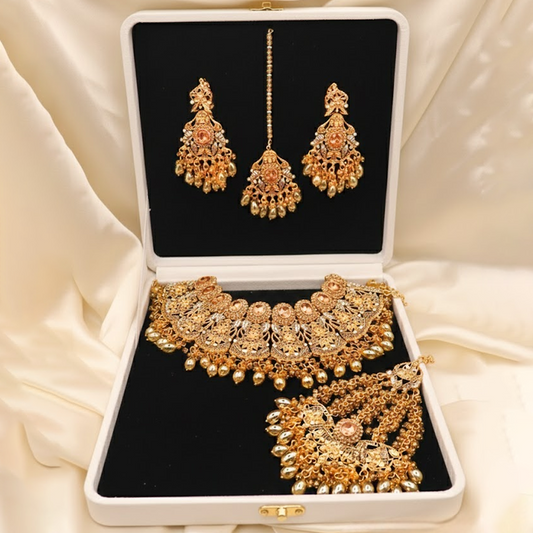 Bridal Jewellery Set $_0076 (Golden)