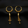Tessel Charm Golden Hoops ¥-0041 (Golden)