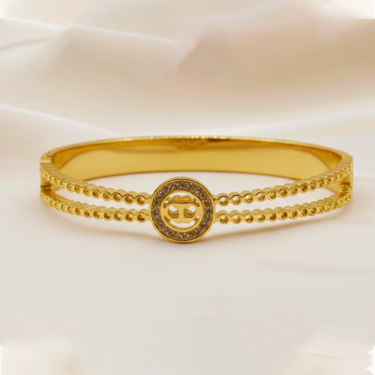 Vintage Chopard Diamond Bracelet TL-0088 (Golden)