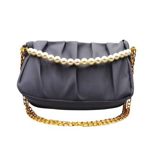 The Luna Pearl HandBag USD 0111 ( Grey White )