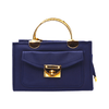 Navy Blue Minimalist Handbag RP 0109 (Blue Golden) - MAWKLUXORA
