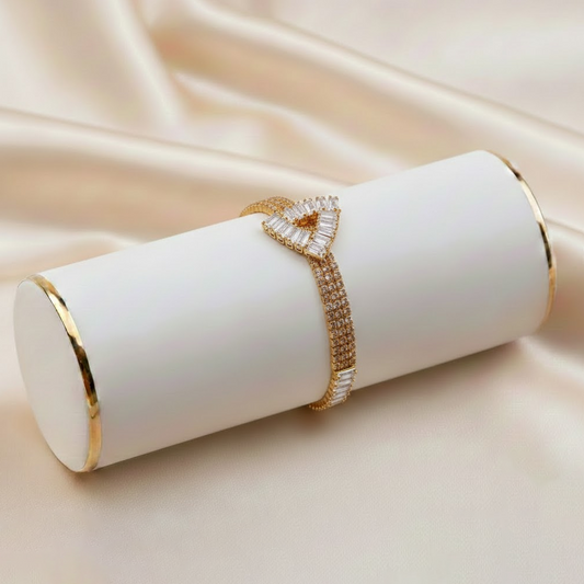 Prism Crystal Bracelet $_0062 (Golden-Transperant)