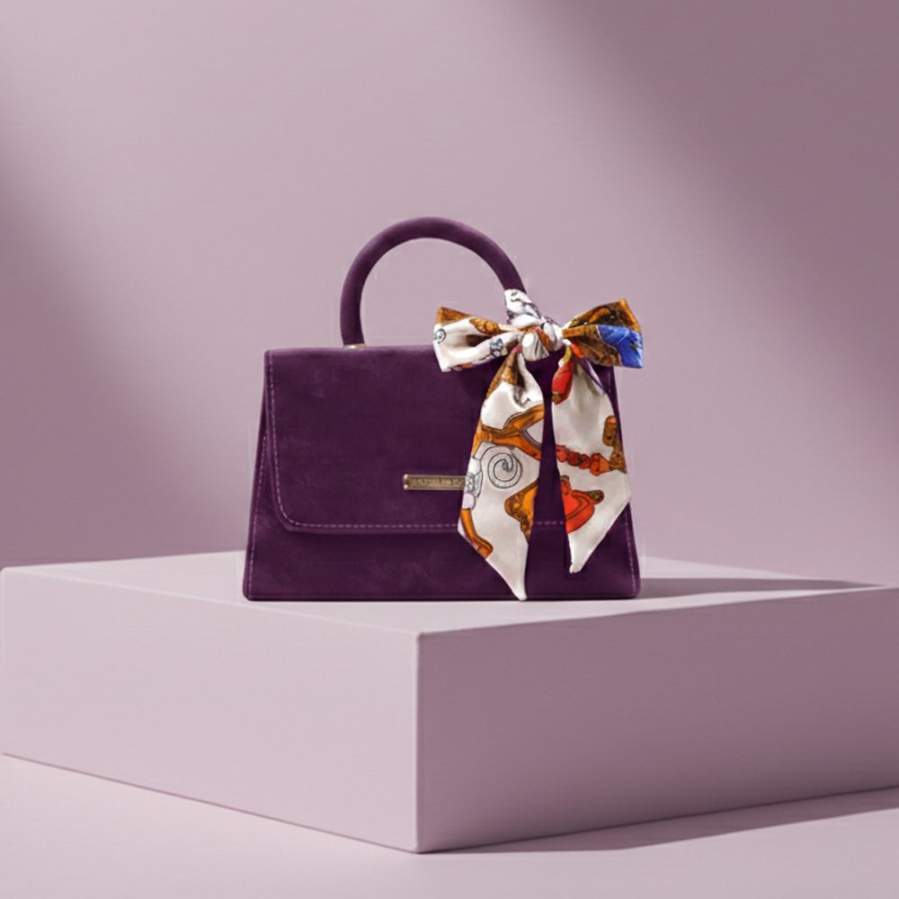 Royal MK Style Scarf Bag RP 0105 (Purple)