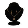 Golden Black Nacklace Set $_0066 (Golden-Black) - MAWKLUXORA