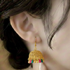 Traditional Jhumka $_0060 (Golden-Multishade)