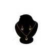 Royal Blue Teardrop Pendant & Stud Set ¥-0020 (Golden-Blue) - MAWKLUXORA