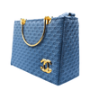 The Luxury Elegant Textured HandBag RP 0104 (Golden Grey) - MAWKLUXORA