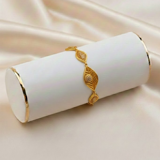 Leaf Bracelet TL-0085 (Golden)