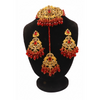 Traditional Choker Set $_0069 (Golden-Red)