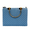 The Luxury Elegant Textured HandBag RP 0104 (Golden Grey) - MAWKLUXORA