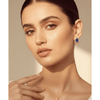 Royal Blue Teardrop Pendant & Stud Set ¥-0020 (Golden-Blue) - MAWKLUXORA
