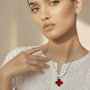 Four-Leaf Pearl Clover Set $_0068 (Red-White) - MAWKLUXORA