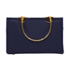Navy Blue Minimalist Handbag RP 0110 (Blue Golden) - MAWKLUXORA