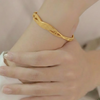 Silver Sparkle Wave Bracelet ¥-0004