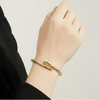 Luxe Nail Bracelet TL-0087 (Silver - Transparent )