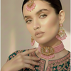 Traditional Choker Set $_0069 (Golden-Pink)