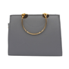 The Dior Signature Metal Handle Bag USD 0112 ( Light Grey) - MAWKLUXORA
