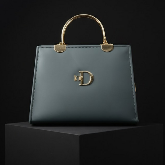 The Dior Signature Metal Handle Bag USD 0112 ( Grey)