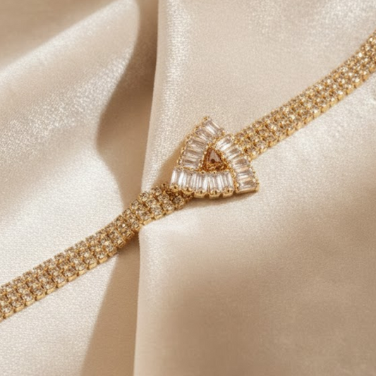 Prism Crystal Bracelet $_0062 (Golden)