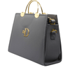 The Dior Signature Metal Handle Bag USD 0112 ( Light Grey) - MAWKLUXORA
