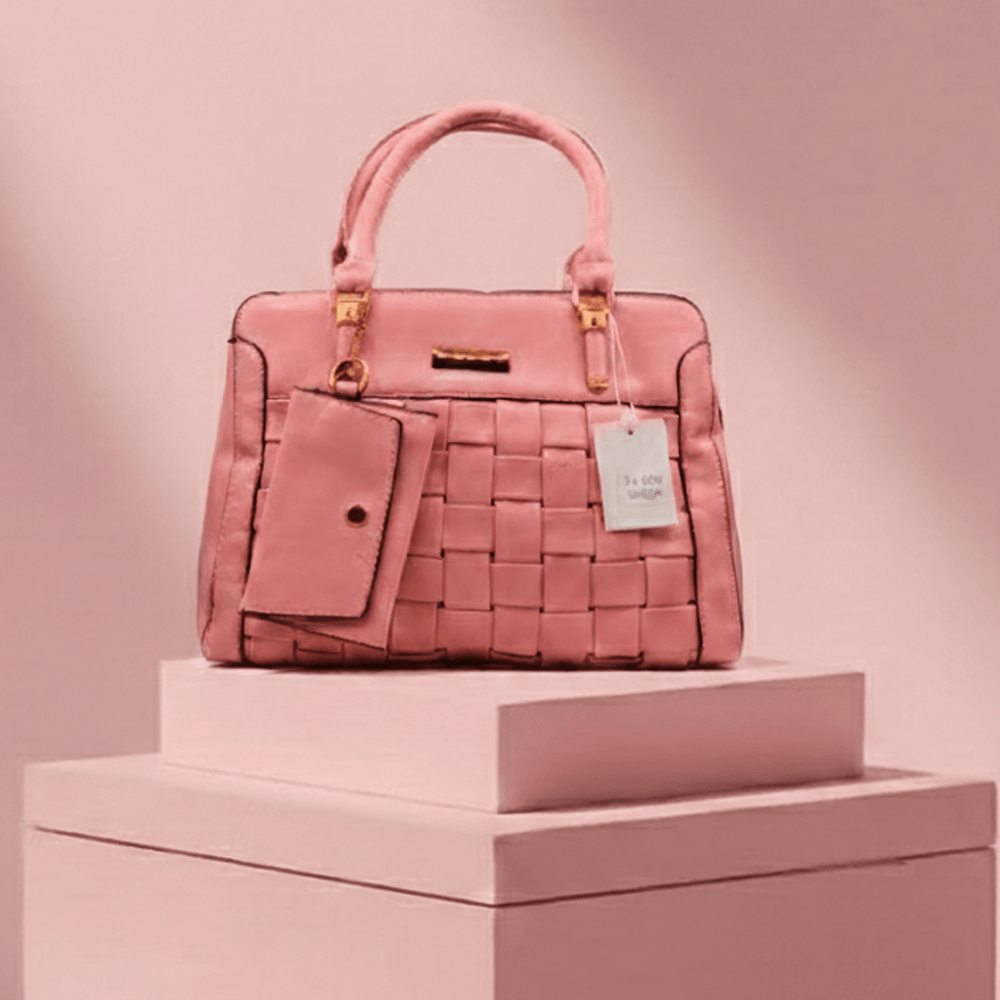 The Artisanal Woven Satchel RP 0090 (Pink) - MAWKLUXORA