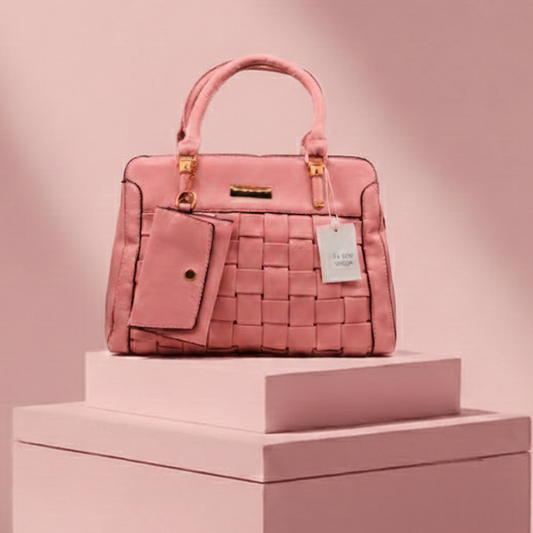 The Artisanal Woven Satchel RP 0090 (Pink)