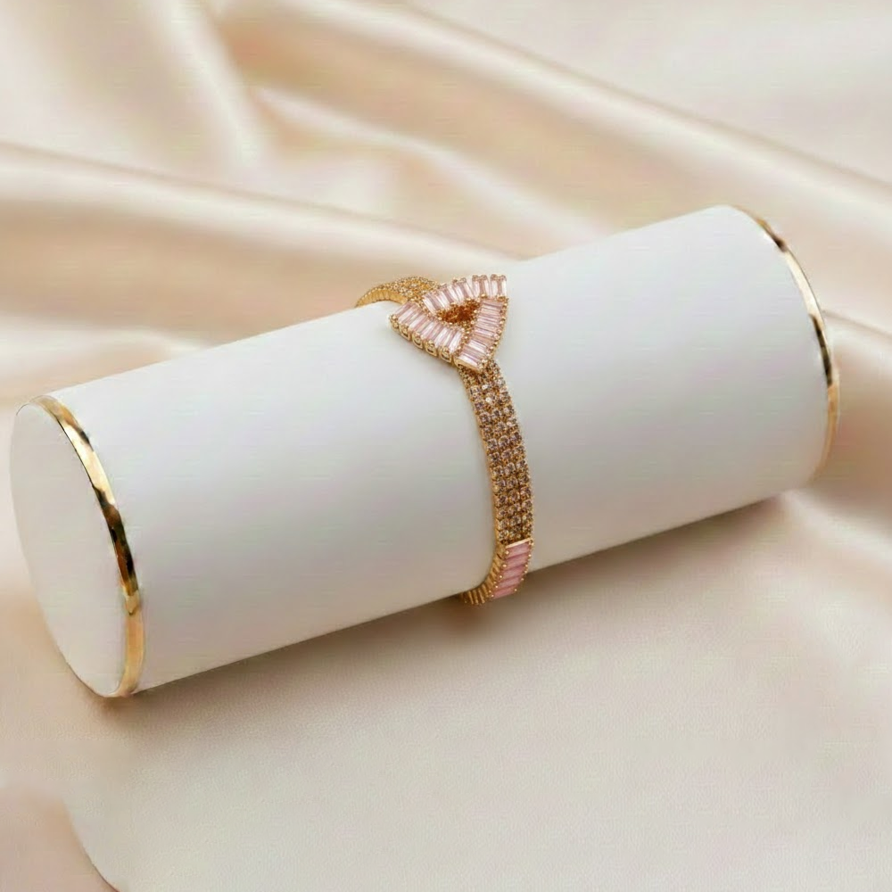 Prism Crystal Bracelet $_0062 (Golden-Pink)