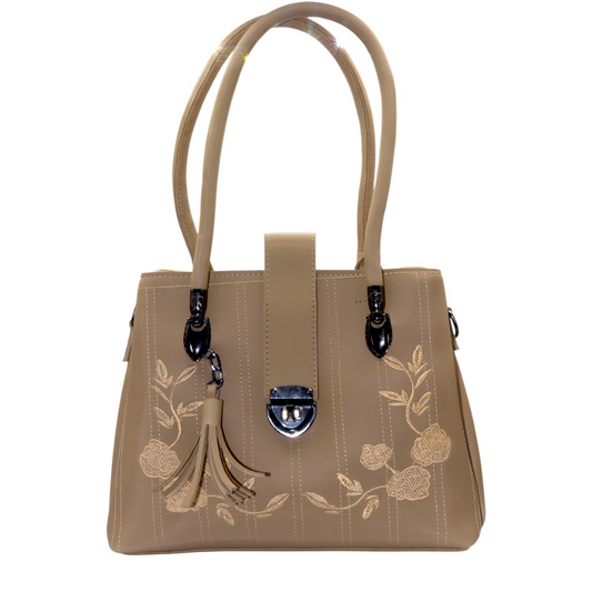 The Petal-Soft Beige Satchel RP 0099