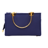 Navy Blue Minimalist Handbag RP 0109 (Blue Golden) - MAWKLUXORA