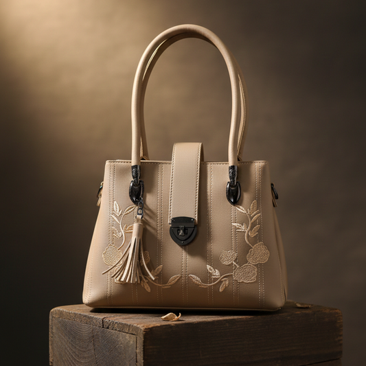 The Petal-Soft Beige Satchel RP 0099