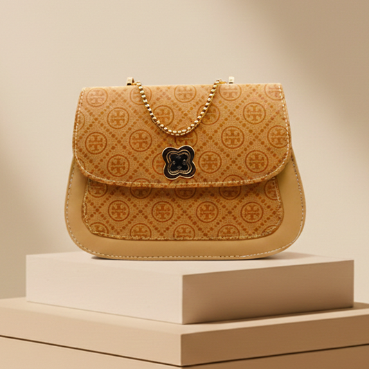 Van Cleef Style Luck Monogram Bag RP 0107 (Beige)