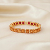 Crimson Crown Gem Bracelet ¥-0002 (Golden-Tiger)