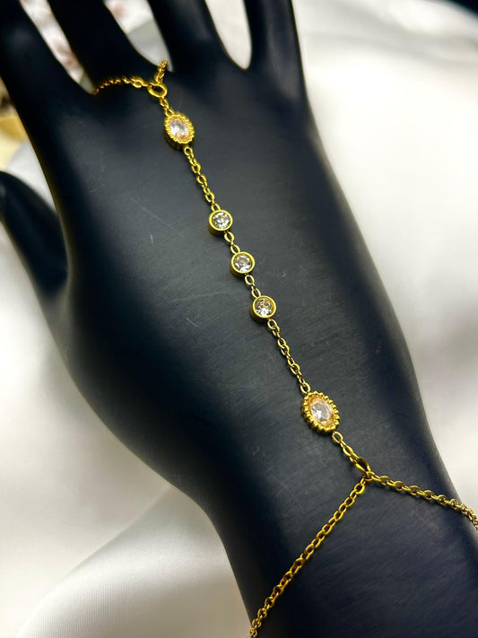 Delicate Hand Chain Finger Bracelet