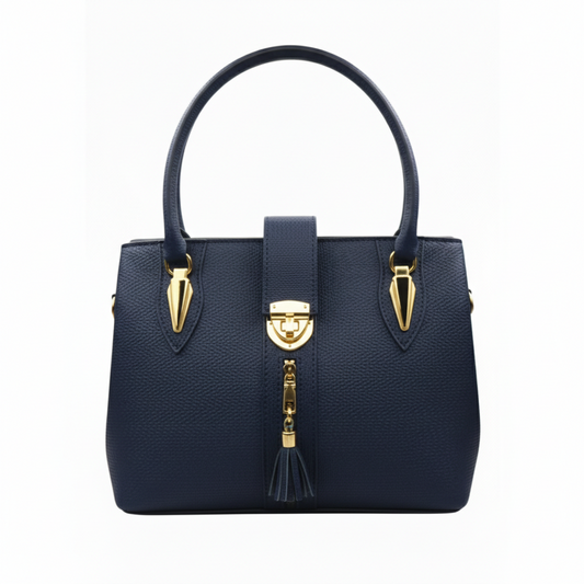 The Sand-weave Tassel HandBag RP 0098 (Blue)
