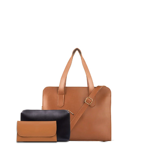Bag X HAZEL 3 PCS BROWN